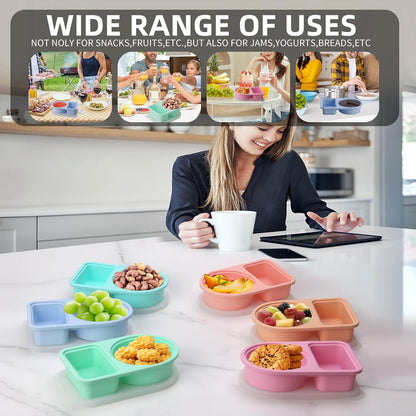 Silicone Snack Containers with Lids