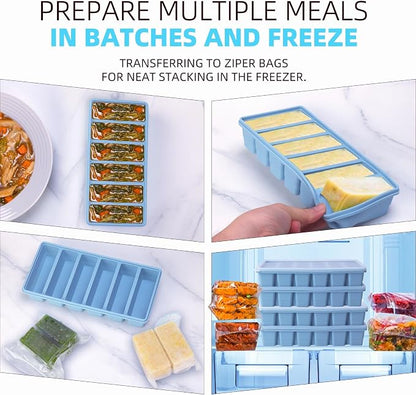 Silicone Freezer Tray with Lid